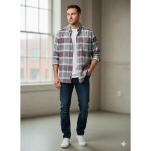 Big Yank Sport-about Plaid Long Sleeve Shirt